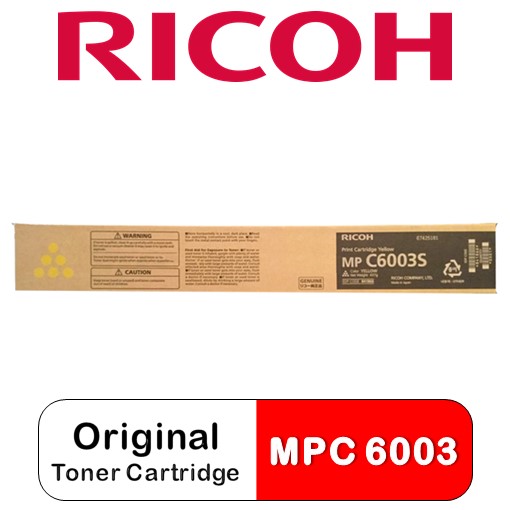 RICOH MP C6003S Toner Cartridge (Yellow)