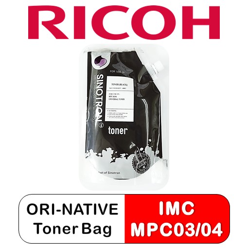 RICOH 400g ORI-Native Toner Bag (Black)